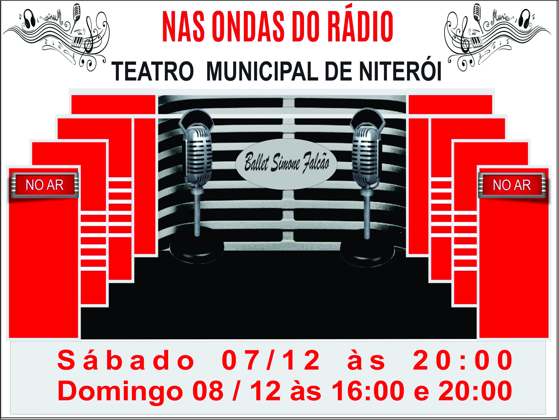 Capa do espetáculo Nas Ondas do Rádio