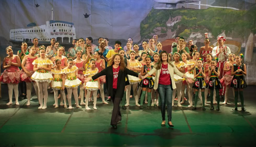 Palco de espetáculo de dança